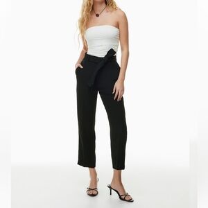 Aritzia Wilfred Tie Front Pants